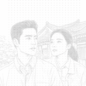 Agenda K-drama 2025 illustré, idéal pour les fans de dramas coréens – papeterie créative et organisation quotidienne