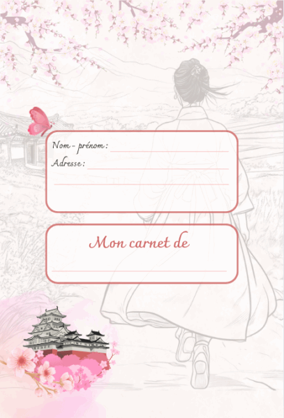 Journal de bord K-drama avec pages dédiées aux séries vues – papeterie lifestyle pour fans de culture coréenne