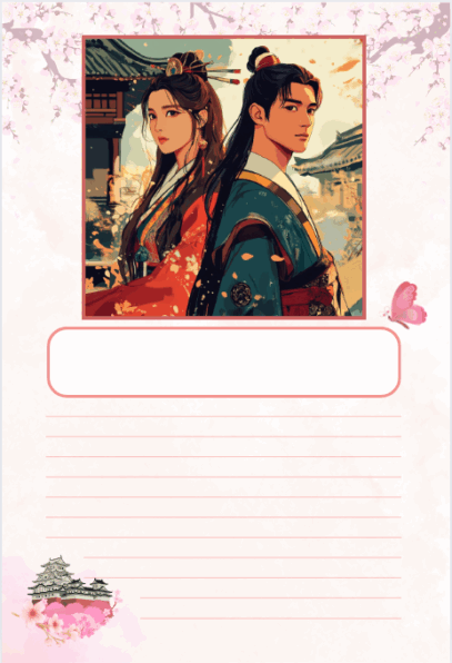 Journal K-drama personnalisé avec design inspiré des séries coréennes – parfait pour suivre ses épisodes