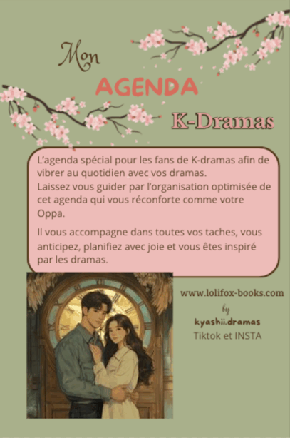 Agenda anti procrastination, agenda anti stress, j'organise mon année, j'organise mes repas, agenda non daté, agenda personnel, agenda développement personnel, bullet agenda français, agenda sans date