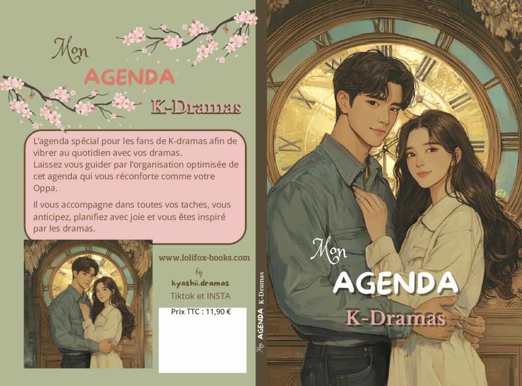 accessoires pour fans de kdramas - agenda kdramas - agenda asiatique - agenda drama
