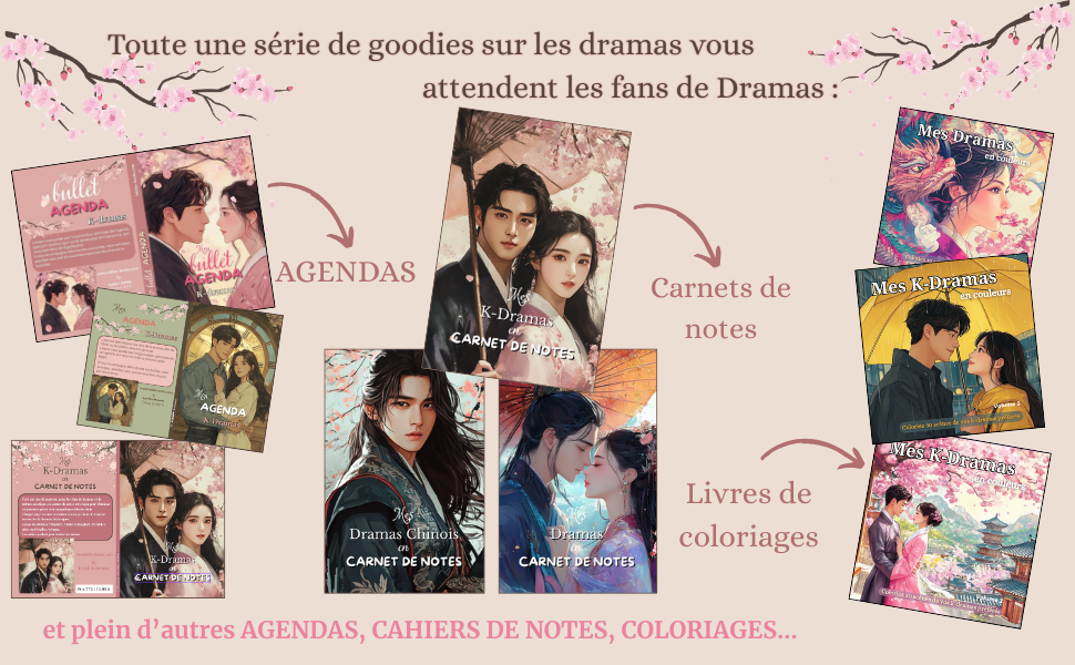 carnet de notes personnalisé, dramas chinois