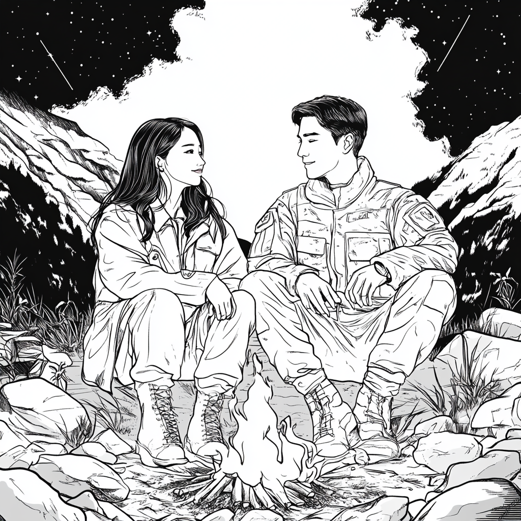 Accessoires de planification pour fans de K-dramas – agenda, bullet journal, planner illustré Oppa, accessoires kdramas