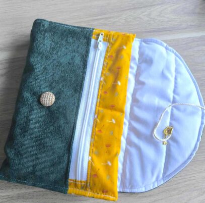 housse de rangement document, housse carnet de santé, housse agenda, accessoires journaling