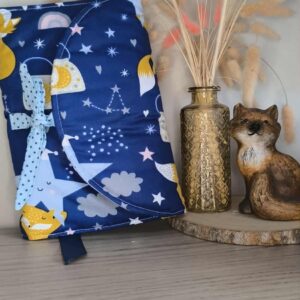 couvre livre, housse livre, protège carnet de santé, housse agenda, organisateur de sac, organisateur de documents, booksleeve