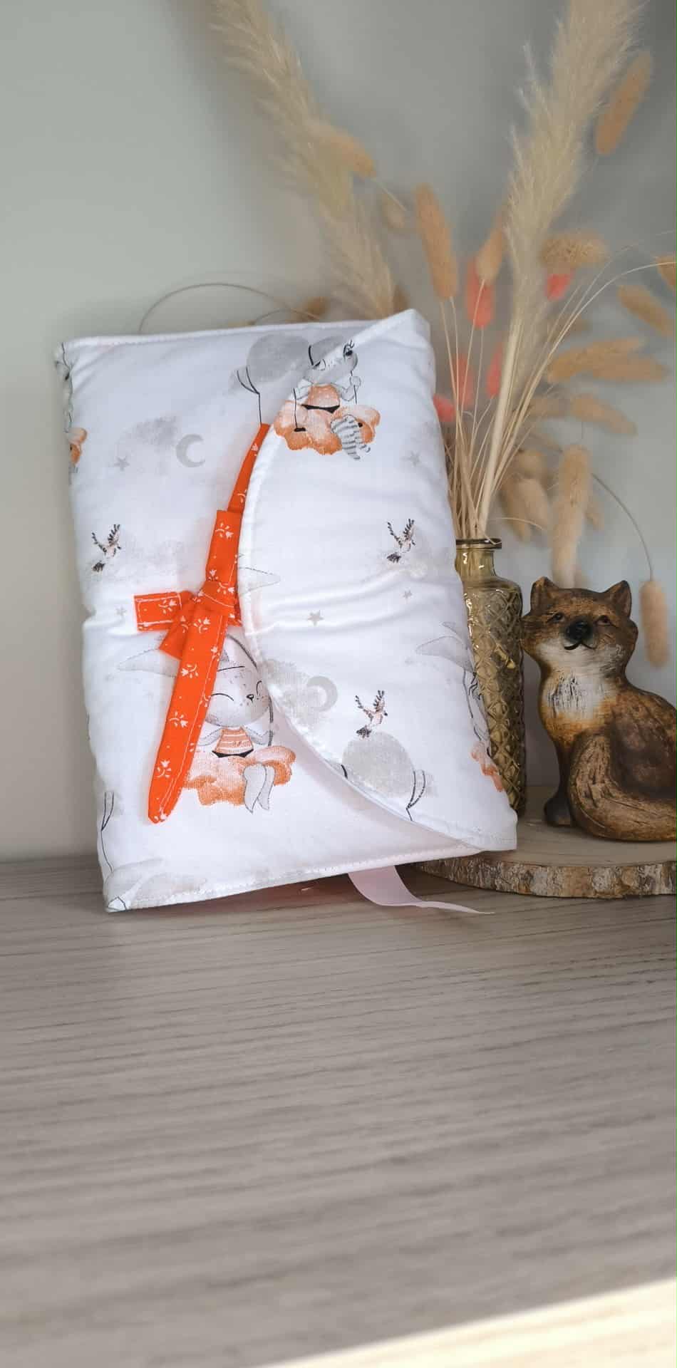 couvre livre, housse livre, protège carnet de santé, housse agenda, organisateur de sac, organisateur de documents, booksleeve