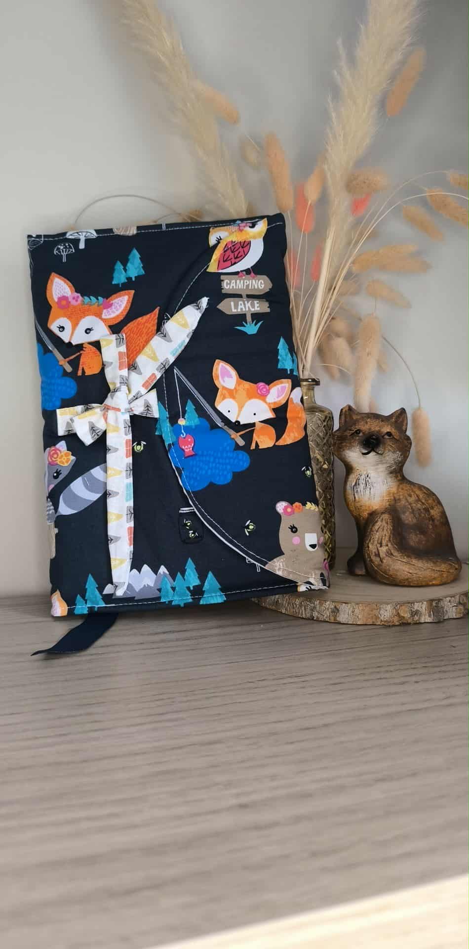 couvre livre, housse livre, protège carnet de santé, housse agenda, organisateur de sac, organisateur de documents, booksleeve