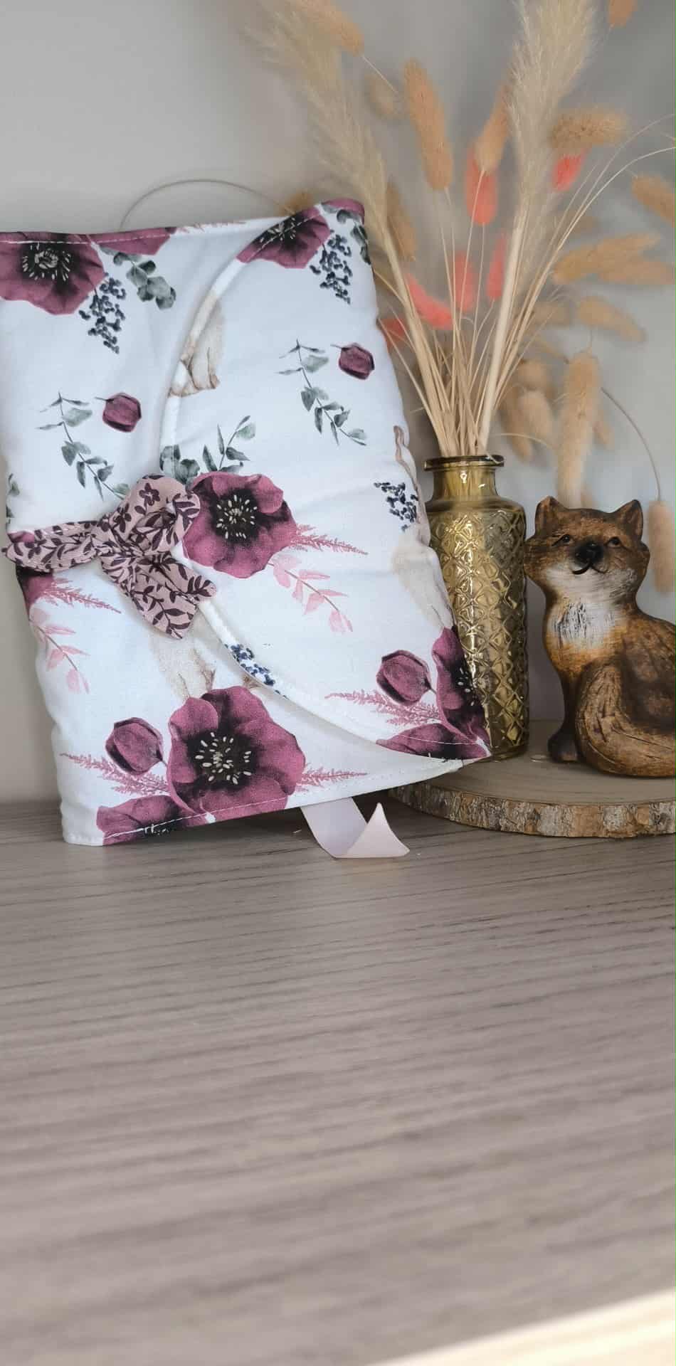 couvre livre, housse livre, protège carnet de santé, housse agenda, organisateur de sac, organisateur de documents, booksleeve