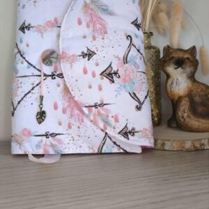 couvre livre, housse livre, protège carnet de santé, housse agenda, organisateur de sac, organisateur de documents, booksleeve