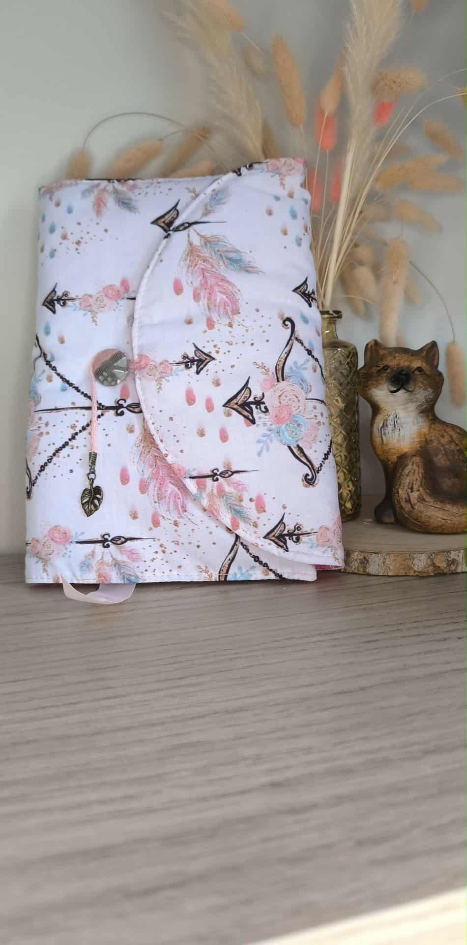 couvre livre, housse livre, protège carnet de santé, housse agenda, organisateur de sac, organisateur de documents, booksleeve