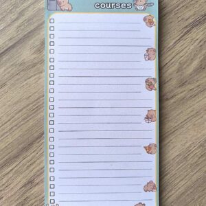 Liste de courses Capybara